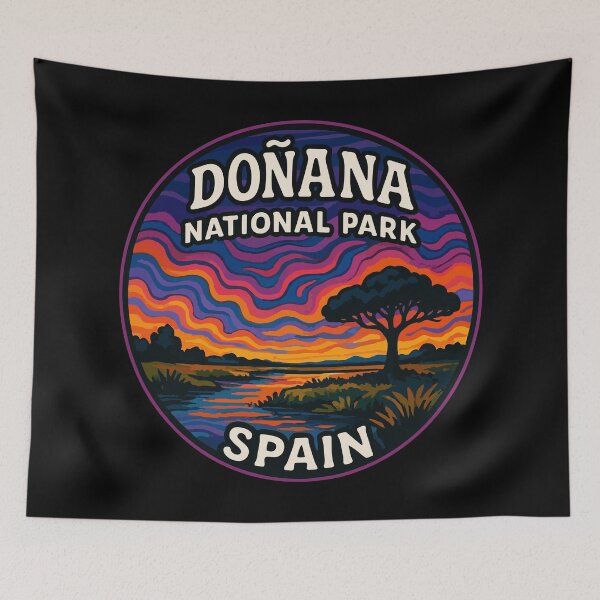 Item preview, Donana National Park Spain Landscape Travel designed and sold by TomFrontierArt.