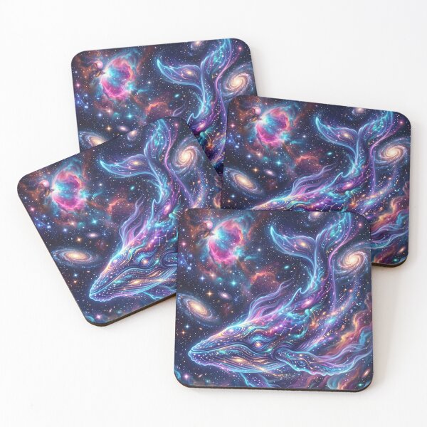 Item preview, Cosmic whale swimming through galaxies and nebulae designed and sold by Bandey one.