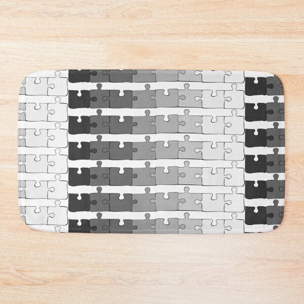 Item preview, Greyscale Puzzle Pieces designed and sold by HarveyHandcraftsandDesigns.