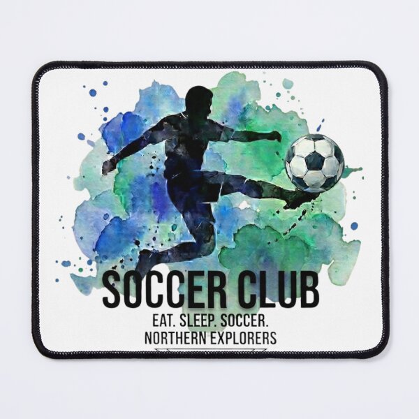 Item preview, Watercolor Soccer Player Eat Sleep Soccer Club designed and sold by SleepyPanda_Designs.