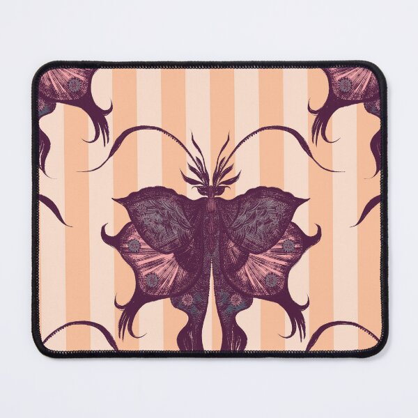 Item preview, Vintage Gothic Butterfly Stripe Pattern designed and sold by VirtuallyCreativ .
