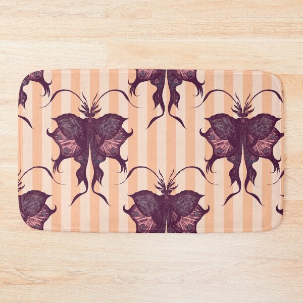 Item preview, Vintage Gothic Butterfly Stripe Pattern designed and sold by VirtuallyCreativ .