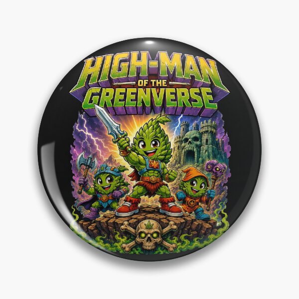 Item preview, High-Man of the Greenverse – Cosmic Leaf Hero & Bud Warriors designed and sold by GreenKingShop.