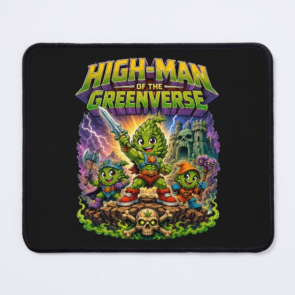 Item preview, High-Man of the Greenverse – Cosmic Leaf Hero & Bud Warriors designed and sold by GreenKingShop.
