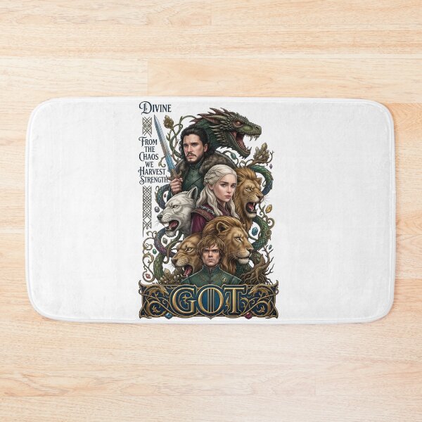Item preview, Fantasy Dragon Direwolf Lion Kingdom Winter designed and sold by Sovereign Supply Co..