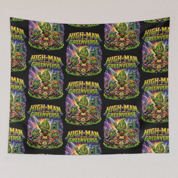 Item preview, High-Man of the Greenverse – Cosmic Leaf Hero & Bud Warriors designed and sold by GreenKingShop.