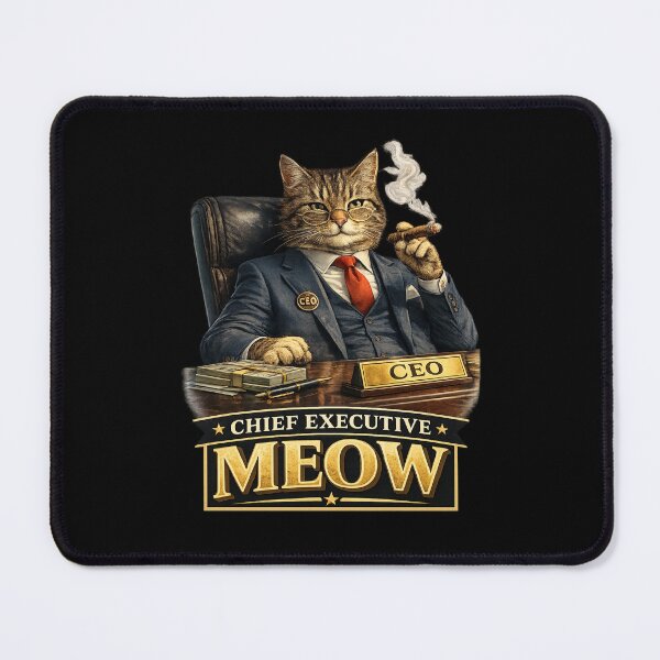 Item preview, Chief Executive Meow | Funny Cat CEO Design | Corporate Cat Lover Gift designed and sold by MrDev.