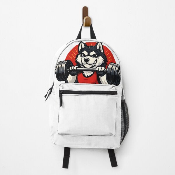 Item preview, Strong Husky Lifting Weights | Gym Dog Fitness Motivation-Strong Husky Weightlifting – Gym Dog Fitness Motivation Design designed and sold by vansaidshop ⭐⭐⭐⭐⭐.