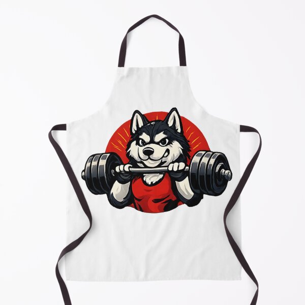 Item preview, Strong Husky Lifting Weights | Gym Dog Fitness Motivation-Strong Husky Weightlifting – Gym Dog Fitness Motivation Design designed and sold by vansaidshop ⭐⭐⭐⭐⭐.