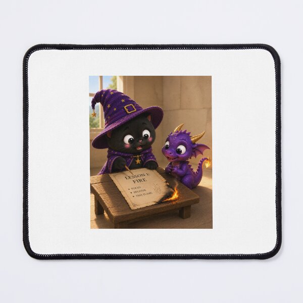 Item preview, Tiny Dragon Academy – First Fire Lesson designed and sold by LovelyCatGalaxy.