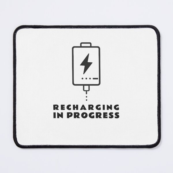 Item preview, Recharging In Progress – Introvert Shirt designed and sold by DesignTeamHub.