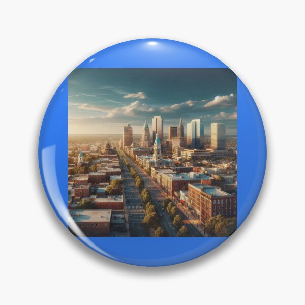 Item preview, Pennsville USA Downtown Skyline And Beautiful Four Direction Cityscape  designed and sold by PaintMeWorld.