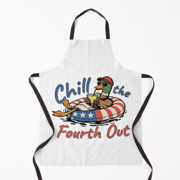 Item preview, Chill The Fourth Out Funny Duck 4th of July Patriotic Design designed and sold by Thread&Fable.