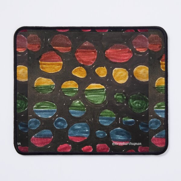 Item preview, Dark Rainbow Dots designed and sold by DancingCreek.