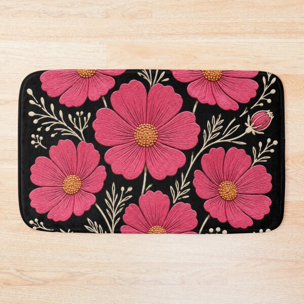 Item preview, Dark Pink Cosmos Flower Garden Delights designed and sold by scicilysimonee.