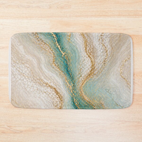 Item preview, Aquamarine Veins of Serenity designed and sold by annenambiro.