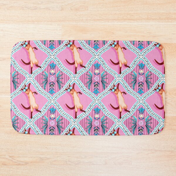 Item preview, Party Animal Boho Tile Pattern in Coral and Pink designed and sold by VirtuallyCreativ .