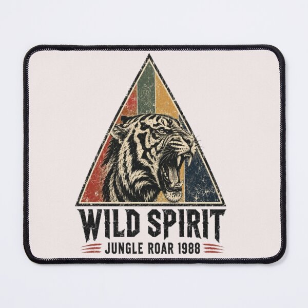 Item preview, Vintage Roaring Tiger Wild Spirit Streetwear Graphic designed and sold by ElkasDesign.