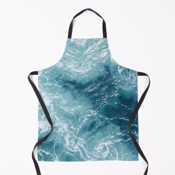 Item preview, Turquoise Ocean Waves Texture | Abstract Sea Foam Water Pattern |  Blue Tropical Sea Waves designed and sold by SOUFIANE1991.