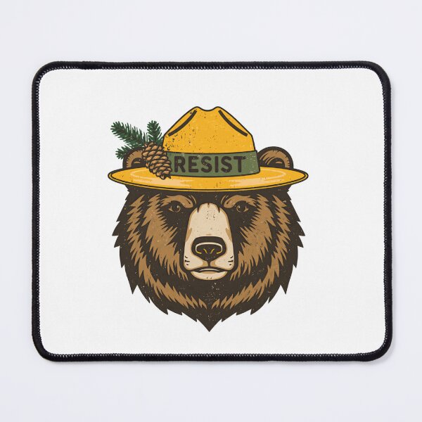 Item preview, Resist Bear Environmental Activist Conservation designed and sold by RetroMini2026.