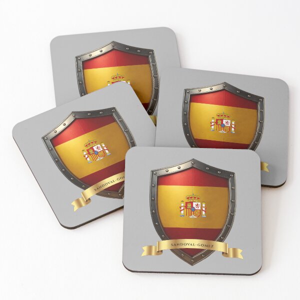Item preview, Sandoval-Gomez Spanish Heritage Crest Shield designed and sold by Highlandkings.