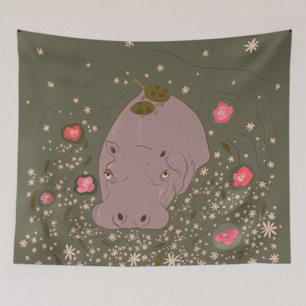 Item preview, Turtles riding the Hippo express  designed and sold by Thalia Roman.