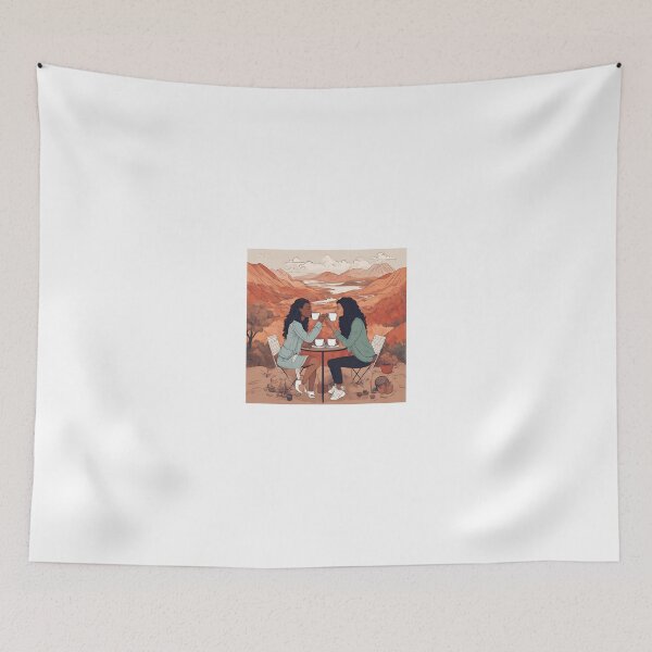Item preview, Cozy Couple Love Illustration Design designed and sold by MMV2612.