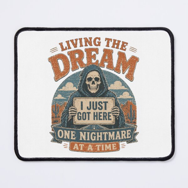 Item preview, Living The Dream One Nightmare At A Time Grim Reaper Road Trip designed and sold by Region.
