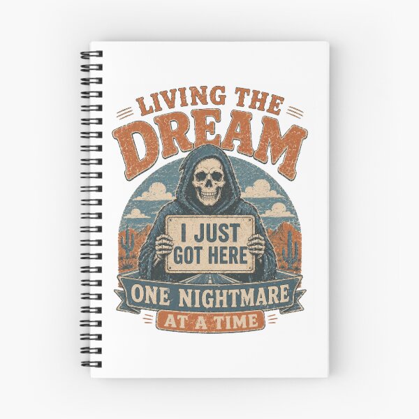 Item preview, Living The Dream One Nightmare At A Time Grim Reaper Road Trip designed and sold by Region.