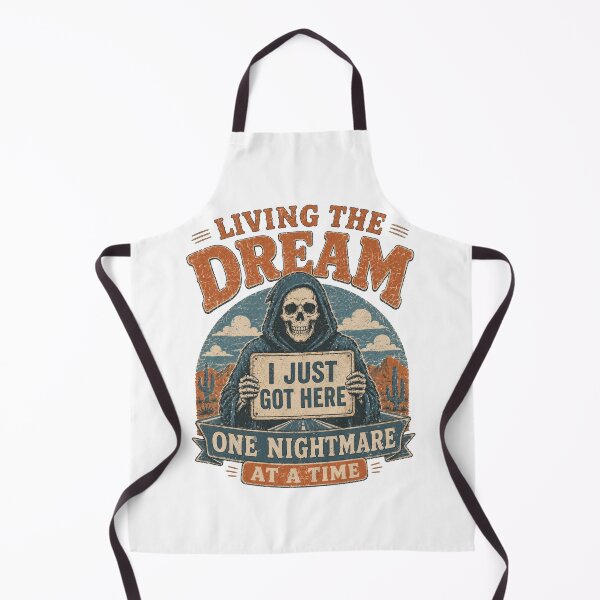 Item preview, Living The Dream One Nightmare At A Time Grim Reaper Road Trip designed and sold by Region.
