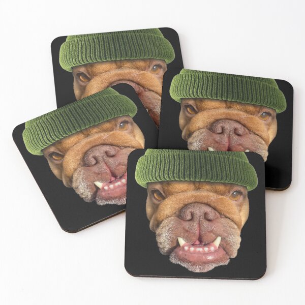 Item preview, Bulldog face designed and sold by Bunchable.