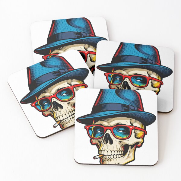 Item preview, Gangster Skull designed and sold by KingCuppaDigitalArt.