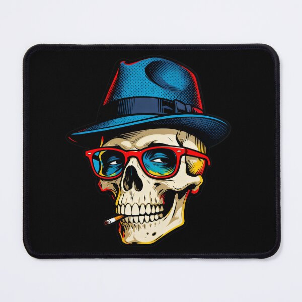 Item preview, Gangster Skull designed and sold by KingCuppaDigitalArt.