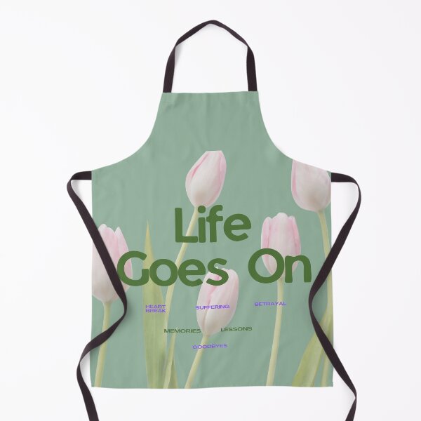 Item preview, Life goes on with beautiful Tulips in the background designed and sold by ShipDrop.