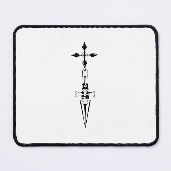 Item preview, The Sacred Cross Dagger - Metallic Chain Link   designed and sold by Mrdonut-ARt.