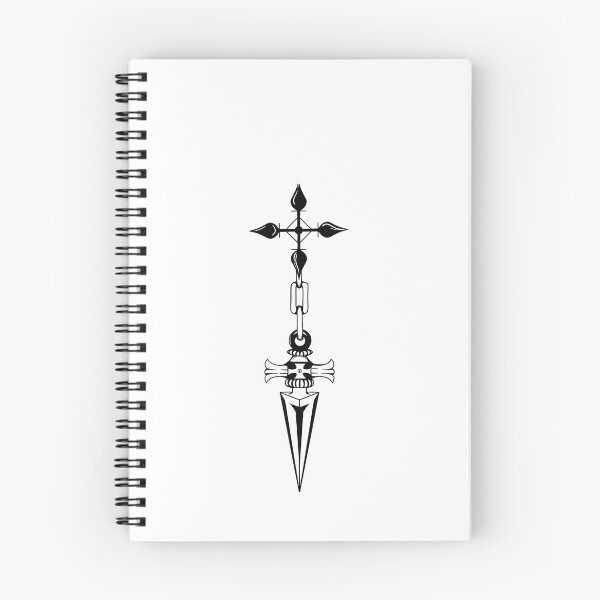 Item preview, The Sacred Cross Dagger - Metallic Chain Link   designed and sold by Mrdonut-ARt.