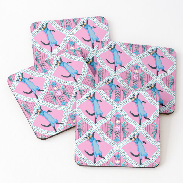Item preview, Party Animal Boho Tile Pattern in Coral and Pink designed and sold by VirtuallyCreativ .