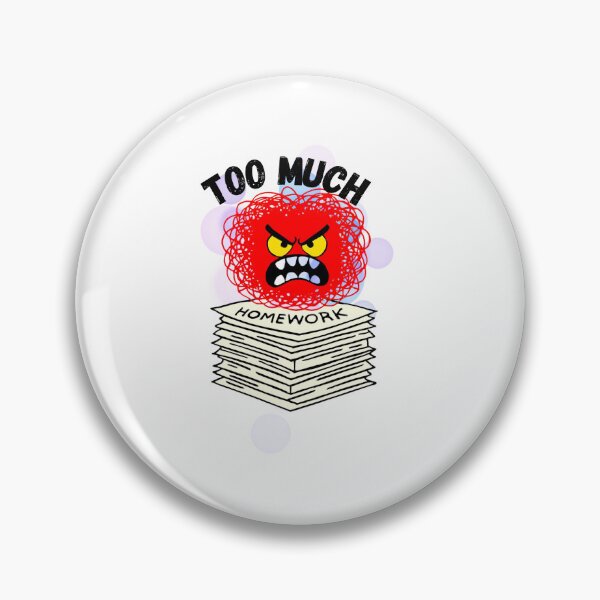 Item preview, Angry Homework Monster Student Struggle | Student Homework Stress Cartoon designed and sold by Palette-Vibes.