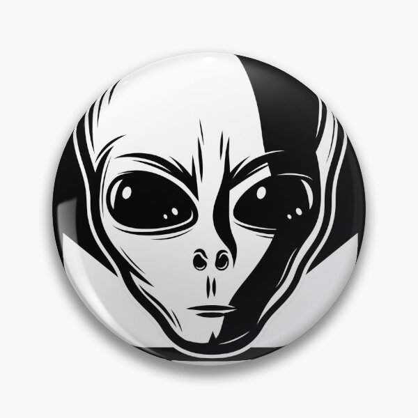 Item preview, Extraterrestrial Life Forms UFO Space Research Alien Black and White Vintage Graphic T-Shirt designed and sold by DERA RAY.