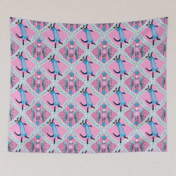 Item preview, Party Animal Boho Tile Pattern in Coral and Pink designed and sold by VirtuallyCreativ .