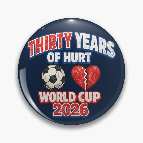 Item preview, Thirty Years of Hurt – World Cup 2026 England Football Fan Shirt designed and sold by ArthUpscale.