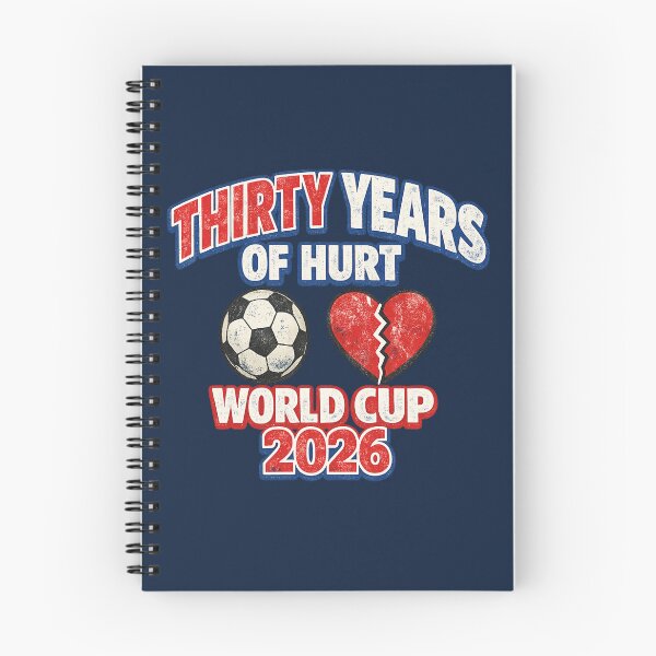 Item preview, Thirty Years of Hurt – World Cup 2026 England Football Fan Shirt designed and sold by ArthUpscale.