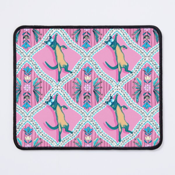 Item preview, Party Animal Boho Tile Pattern in Coral and Pink designed and sold by VirtuallyCreativ .