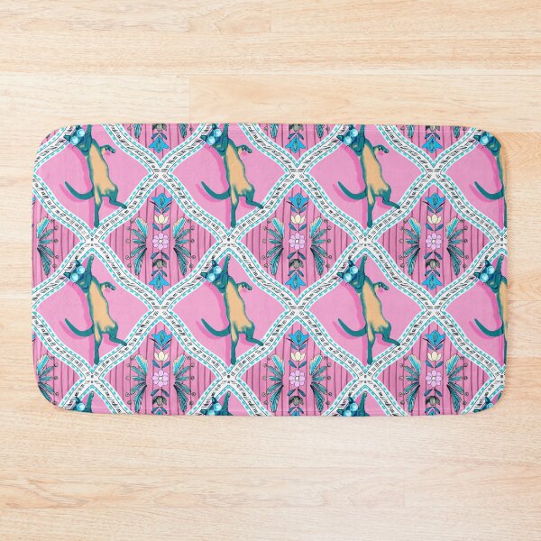 Item preview, Party Animal Boho Tile Pattern in Coral and Pink designed and sold by VirtuallyCreativ .