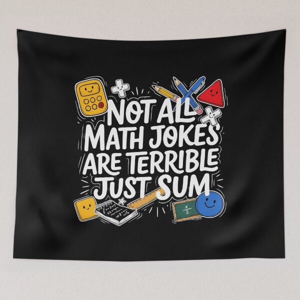 Item preview, Not All Math Jokes Are Terrible Just Sum Geometry and Trigonometry Teacher Gift designed and sold by Redgiant87x.