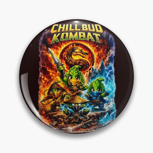 Item preview, Bud Kombat Arena – Fire & Ice Warriors of the Greenverse designed and sold by GreenKingShop.