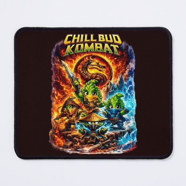 Item preview, Bud Kombat Arena – Fire & Ice Warriors of the Greenverse designed and sold by GreenKingShop.