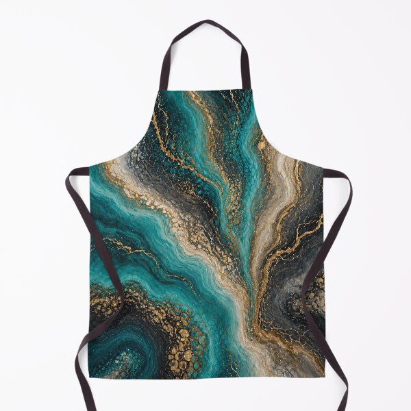 Item preview, Nightfall in Abstract Marble with Gold Vein Detail designed and sold by annenambiro.