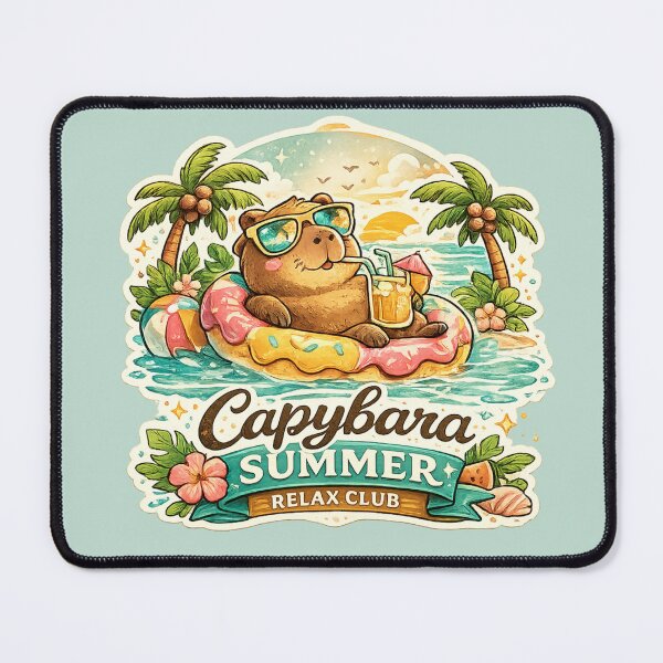 Item preview, Capybara Summer Relax Club designed and sold by 0606PM.
