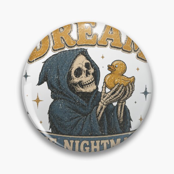 Item preview, Living The Dream One Nightmare At A Time Grim Reaper Rubber Duck designed and sold by Region.
